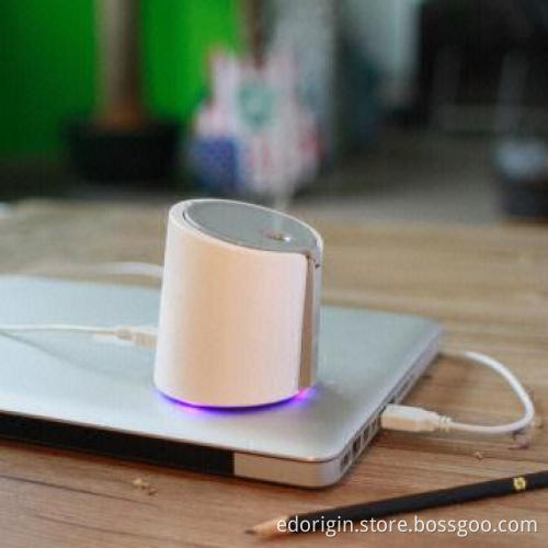 Mini Air Fog Humidifier with LED Light, Powered by USB, Customized Color, Logo and Color Box